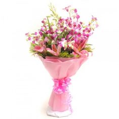 Enchanting Pink Orchid Bouquet

Wrapped beautifully these 10 purple orchids can be an amazing su ...