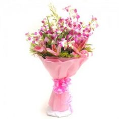 Enchanting Pink Orchid Bouquet
