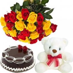 Sweet Rose and Teddy Combo