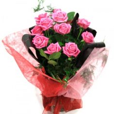 Pink Blossom Beautiful Bouquet – Roses – Flowers By Types – Flowers