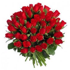 Romantic Red Roses Bouquet – Roses – Flowers By Types – Flowers