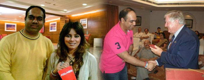Vastu expert manav chawla with their clients