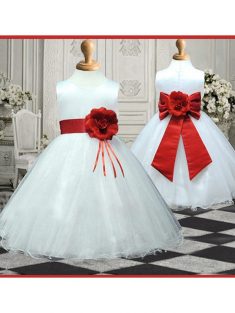 Blumenmädchenkleider Vintage, Festliche Kleider Blumenkinder Günstig für Hochzeiten