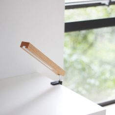 The Rule Table Lamp main material is American Red Oak, can be bend both horizontal(300°) and ver ...