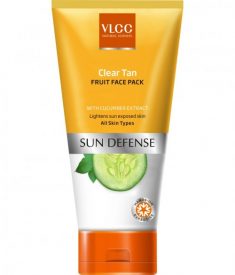 VLCC Clear Tan Fruits Face Pack, 85gm

Infused with natural fruit extracts and ayurvedic powder, ...