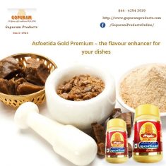 Flavorful and strong Asafoetida is now available with Gopuram Products to add zing to tour cooki ...