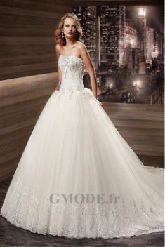 Robes de mariée bustier pas cher, Robe de bustier mariage