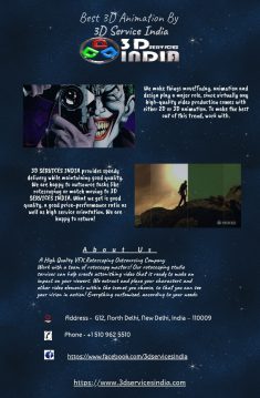 Visuals that make you stare! 3D services India brings cutting edge VFX services to a whole new l ...