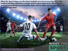 Read about football news including transfers, results and headlines. Sign up for What The Sport  ...