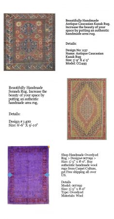 Carpet Culture is a unique rug store in Soho New York, offering an exceptional selection of new  ...