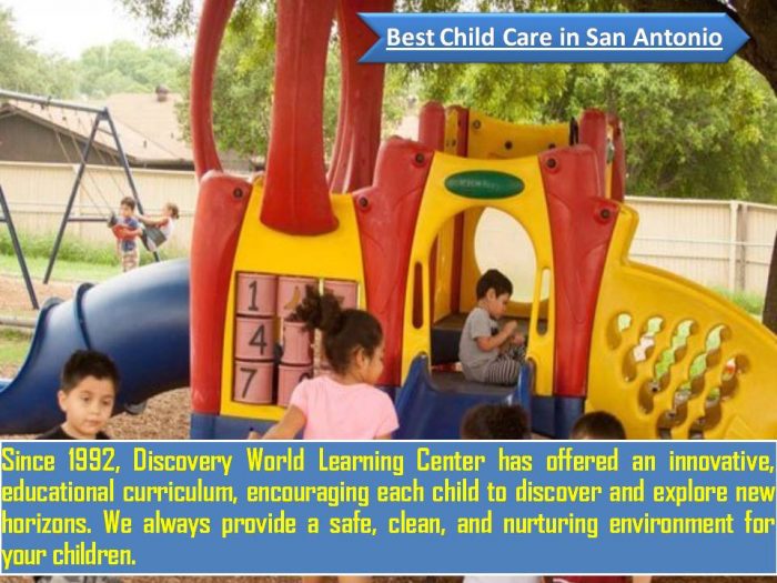 Discovery World Learning Center provides the best child care and Pre-school in San Antonio, with ...