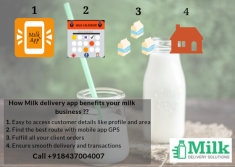 Milk delivery solution is a mobile app for milk delivery designed by using the latest technology ...
