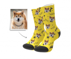 Custom Woof Dog Socks