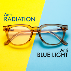 Anti Blue Light Glasses Light Brown For Game Lover – EyeWearShop