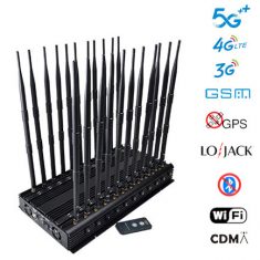 Latest Full Bands 22 Antennas Mobile Phone 5g Jammer Signal Wi-Fi GPS LOJACK Blocker