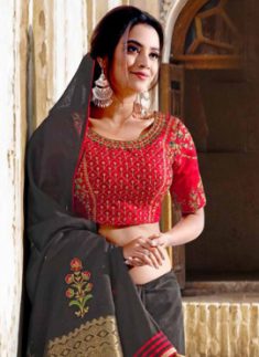 Buy Latest & Designer Embroidery Sarees Online