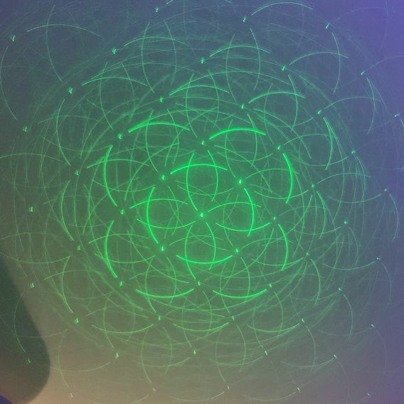 Green kaleidoscope