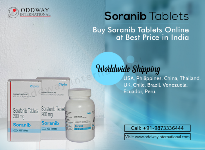 Buy Soranib 200mg Tablet Onine | Soranib 200mg Tablet Price
