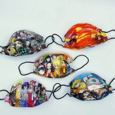 ハイブランドフィラ 初音ミク洗えるマスクと鬼滅の刃 不織布マスクかっこいい