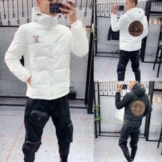 ハイブランドルイヴィトン 中綿コートと野球帽とシャネル ソックス通販