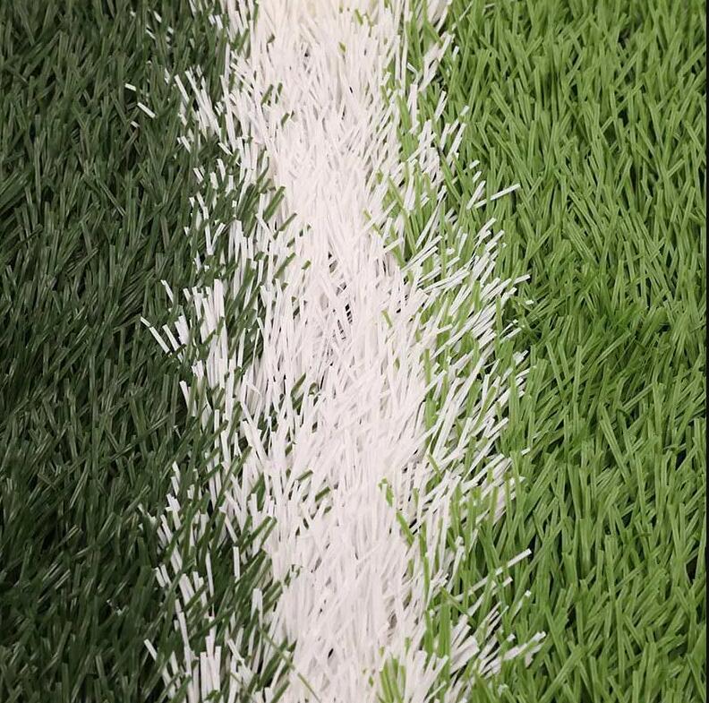 Three Color Stitching Stem Shape Artificial Football Grass