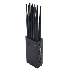 10 Antennas High Power Military 5G 4G LTE Wimax 3G 2G Cell Phone WIFI 2.4G 5.8G Jammer [jammer19 ...