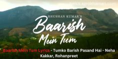 Baarish Mein Tum Lyrics – Tumko Barish Pasand Hai – Neha Kakkar, Rohanpreet –  ...