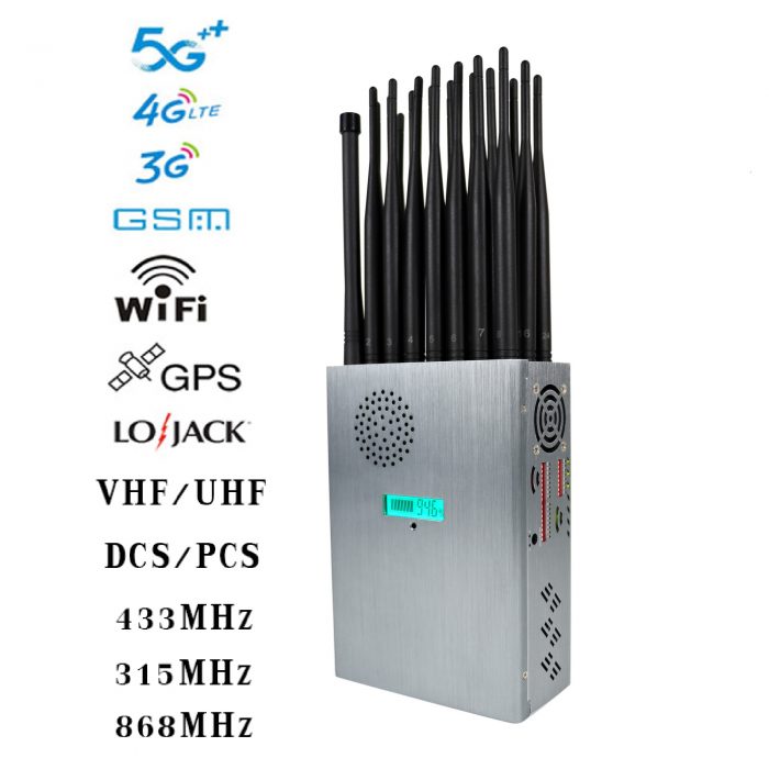 Weltweit erster 24 Antennen tragbare 5G Handy Störsender