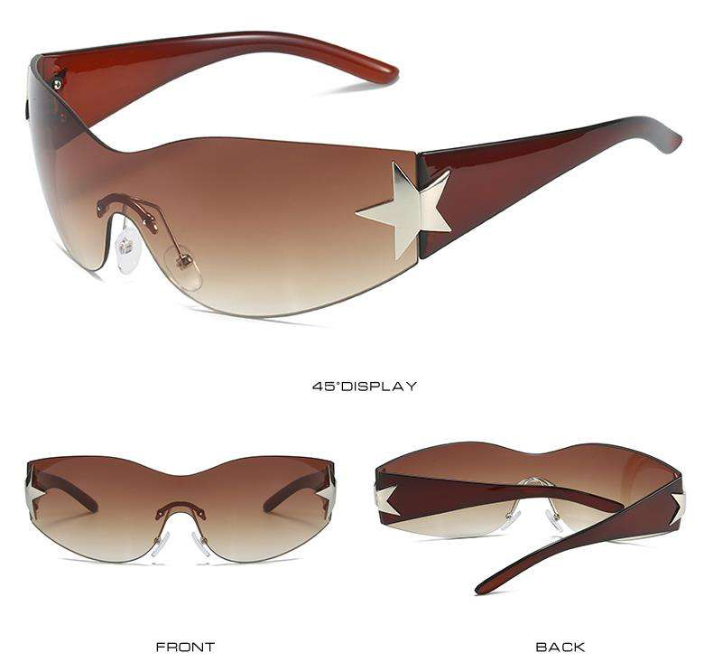 European And American Wig Womens Long Curly Hair Center Estetica sunglasses like pit vipers