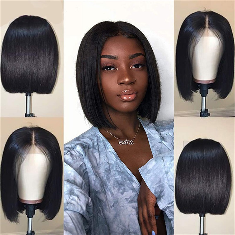 European And American Black Ladies Wig Short Curly Hair Any Skin Color Any Face Shape Wig Pro wi ...