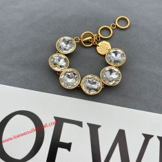 Loewe Crystal Sphere Bracelet In Metal Gold