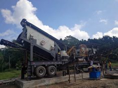 AIMIX Planta Trituradora Móvil De Piedra Instaló Con Éxito En Filipinas