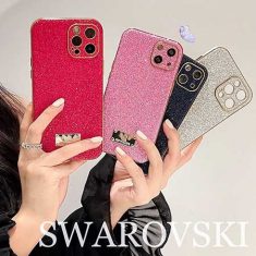 ピンク swarovski ハイブランド iphone 14 ケース 面白い おすすめ