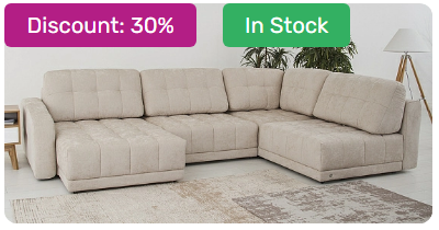 Perfection of comfort: Consider the PUSHE U-shaped sofas in Dubai, UAE