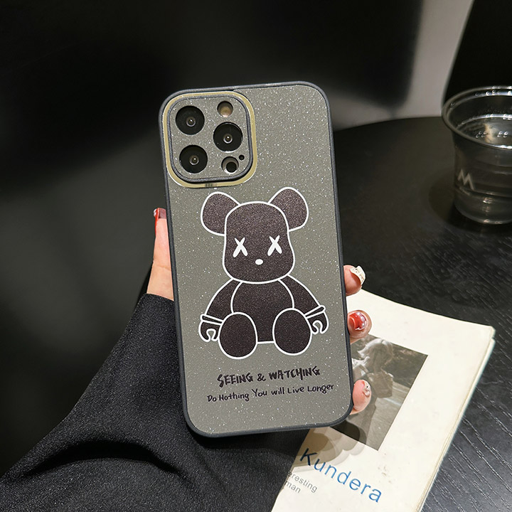 ベアブリック iphone15 スマホケース くま シリコン グリッター bearbrick ブランド アイフォン15 カバ ...