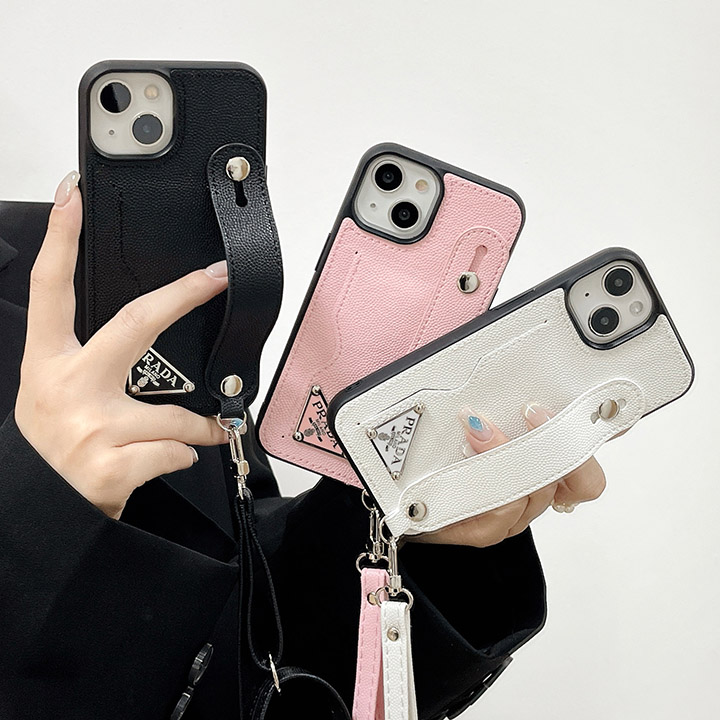 アイフォン15プロ プラダ prada スマホケース 薄型 芸能人 iphone14 prada風携帯ケースシルバー