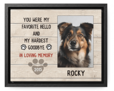 pet memorial gifts