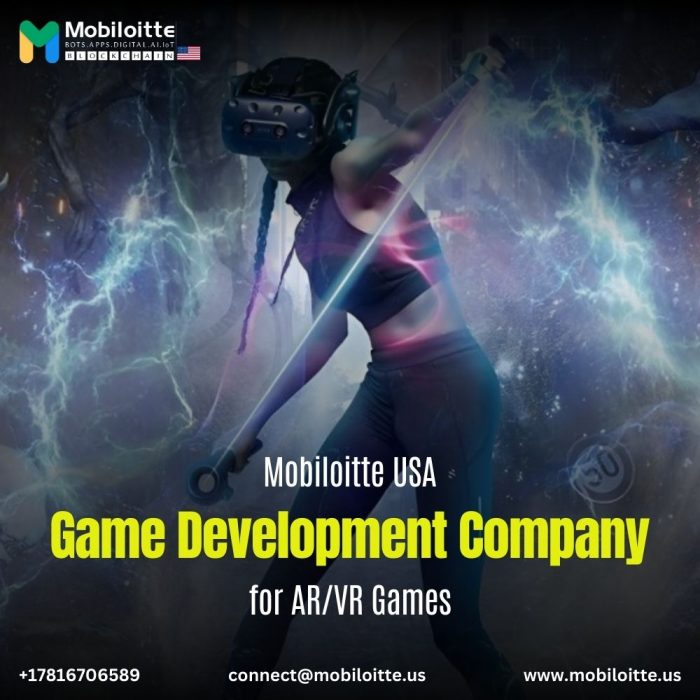 Mobiloitte USA: Game Development Company for AR/VR Games