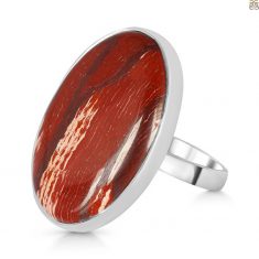 Flame-Kissed Beauty: Red Jasper Ring