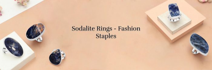 The first-class thanks to comprise Sodalite rings into ordinary style
