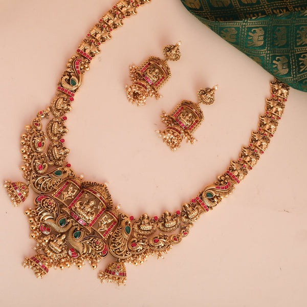The Beauty of Temple Motif Pendants Jewellery