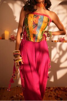 Buy Phulkari Corset Online – Stylish Ethnic Wear for Women