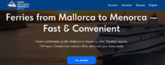 Compare Ferry Prices from Mallorca to Menorca — Loved by French Travelers