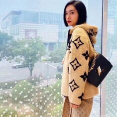 ルイヴィトン流行りボアジャケット シャネルガールズ洋服セットアップ