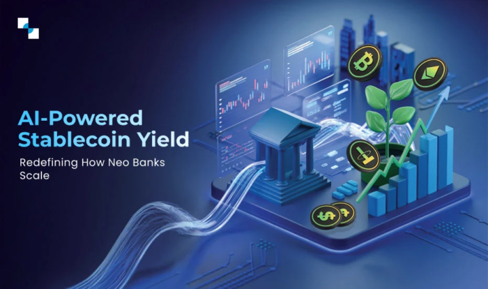 Why Integrate AI-Based Stablecoin Yield into Your White Label Neo Bank App?